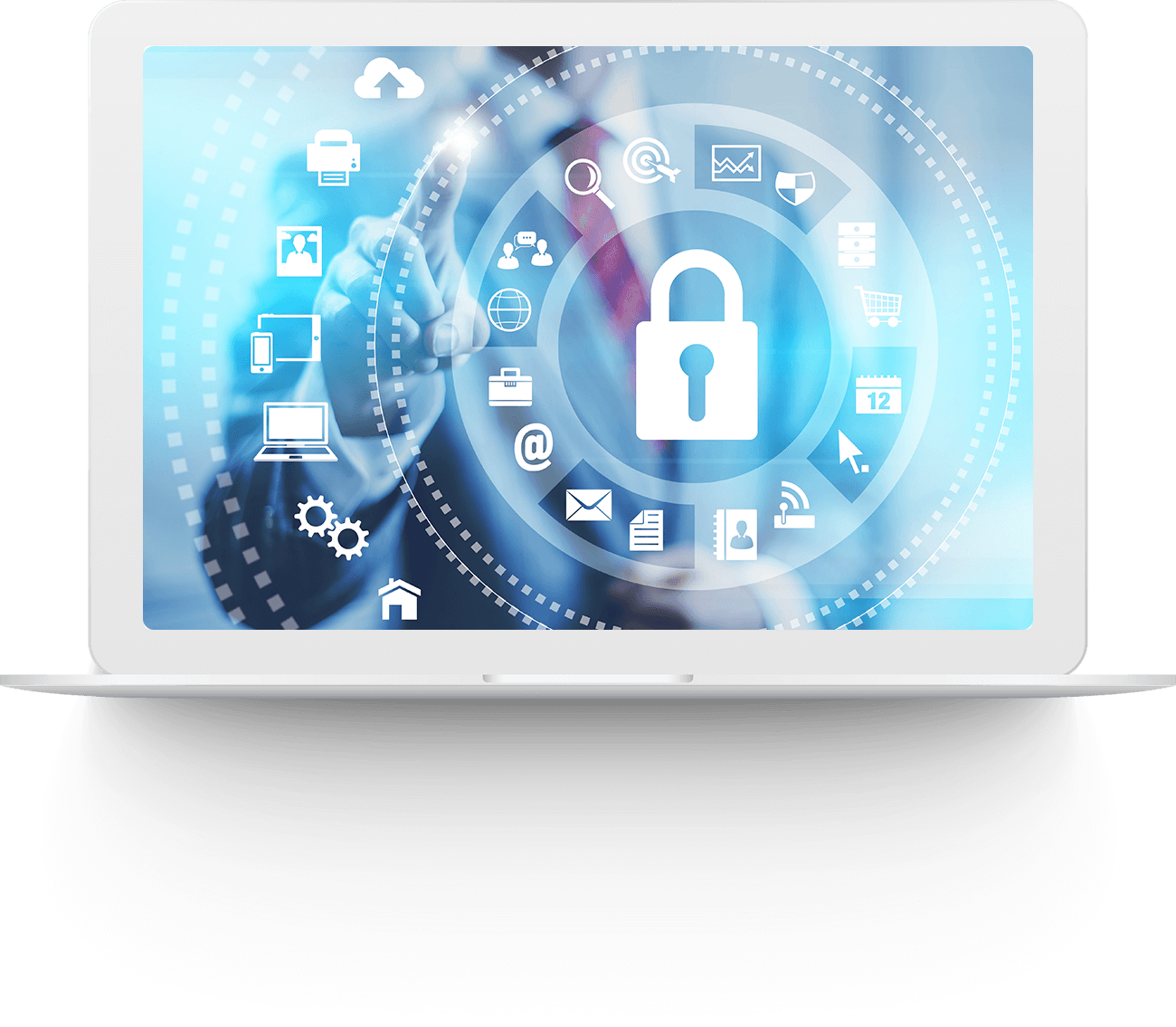 imagen laptop sombreada